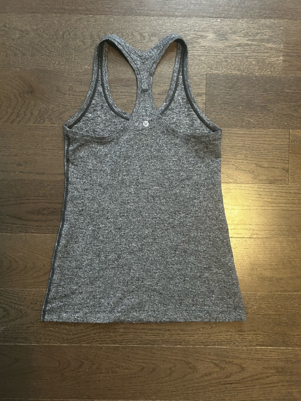 Lululemon Cool Racerback Tank Top - Heathered Black / Grey - Size 4